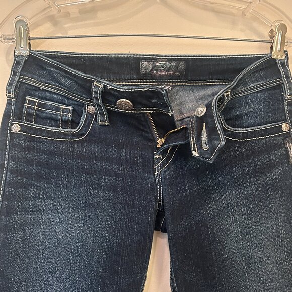SIlver Jeans Tuesday skinny jeans sz 26 - Picture 5 of 12